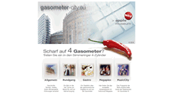 Desktop Screenshot of gasometer-city.eu
